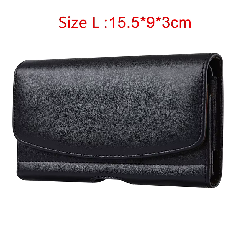 Étui de téléphone universel en cuir, étui de ceinture, sac de téléphone portable pour iPhone 14 13 S