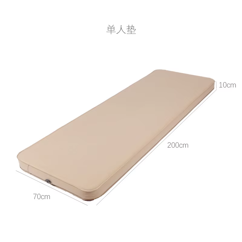 Matelas pneumatique d'extérieur autogonflant, tente de camping confortable, polymères 1-2, lit de co
