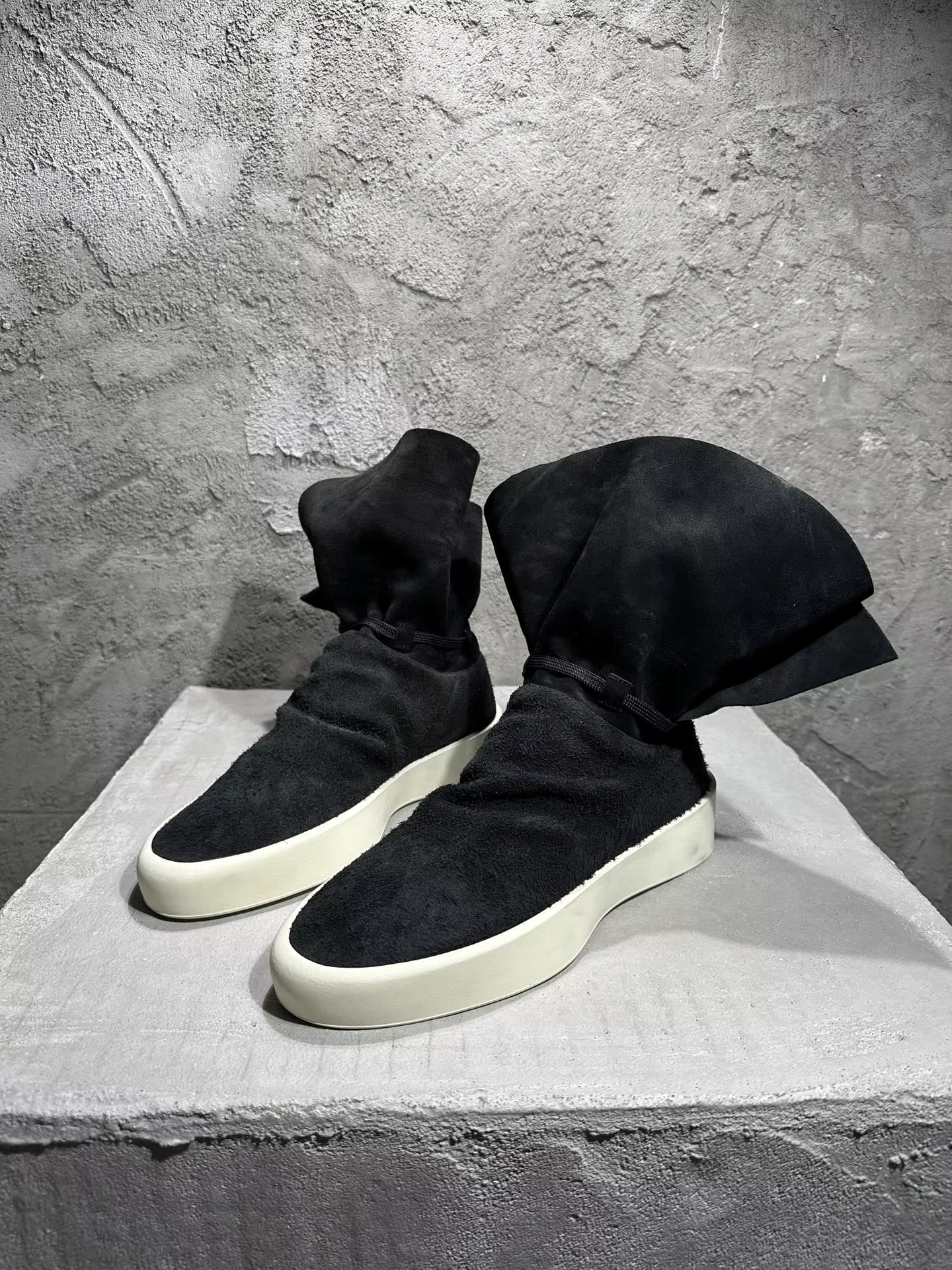 Chaussures décontractées pour hommes baskets en cuir suédé à lacets de luxe haute rue automne bottes