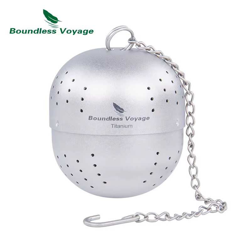 Infuseur à thé en titane, Voyage sans limite, filtre à thé, boule de thé, infuseur pour thé en vrac,