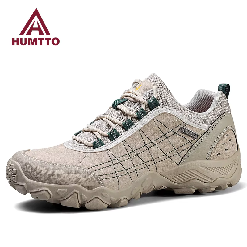 HUMTTO – chaussures de randonnée imperméables en cuir pour femmes, baskets de luxe stylées et décont