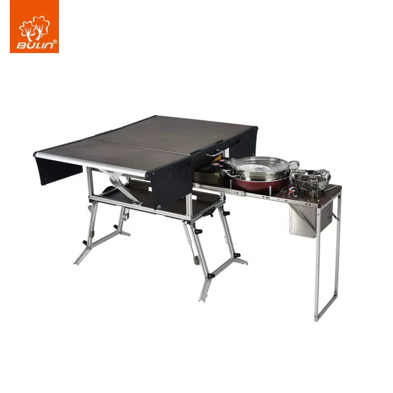 Ustensiles de cuisine en alliage d'aluminium, portables et pliables, pour pique-nique en famille, ba
