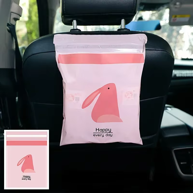 Sacs poubelles jetables pour voiture, 15 pièces, imperméables, adhésifs, pour toutes les surfaces in