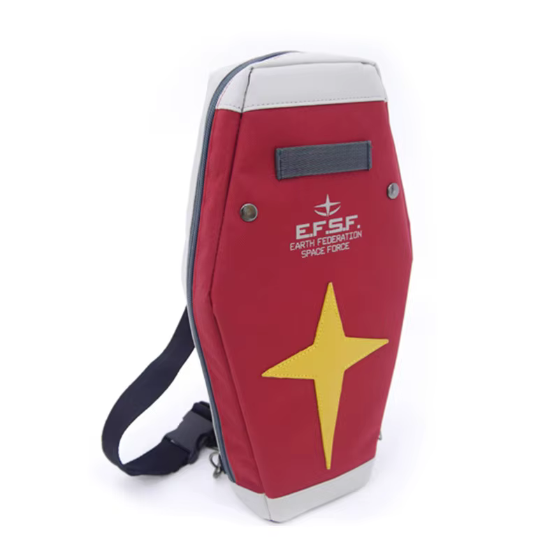 Brdwn E.F.S.F unisexe RX-78-2 Cosplay sac à bandoulière en polyester sac de poitrine