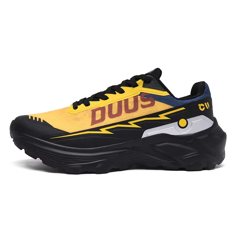 Chaussures de course tout-terrain pour hommes, chaussures de sport respirantes à adhérence puissante