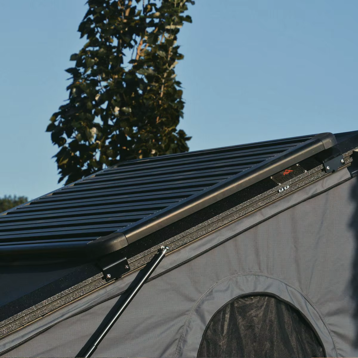 Tente de toit, coque en aluminium, avec plate-forme de toit, imperméable, coupe-vent et chaude, hydr