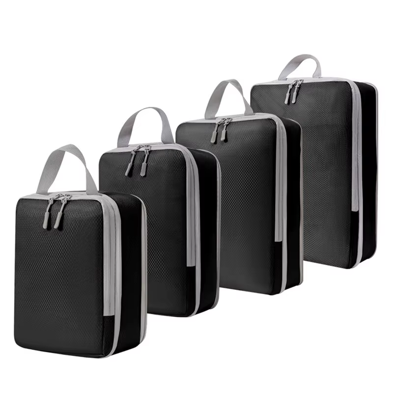 Ensemble/4 pièces Portable voyage Compression emballage Cubes sac étanche organisateur sacs valise v