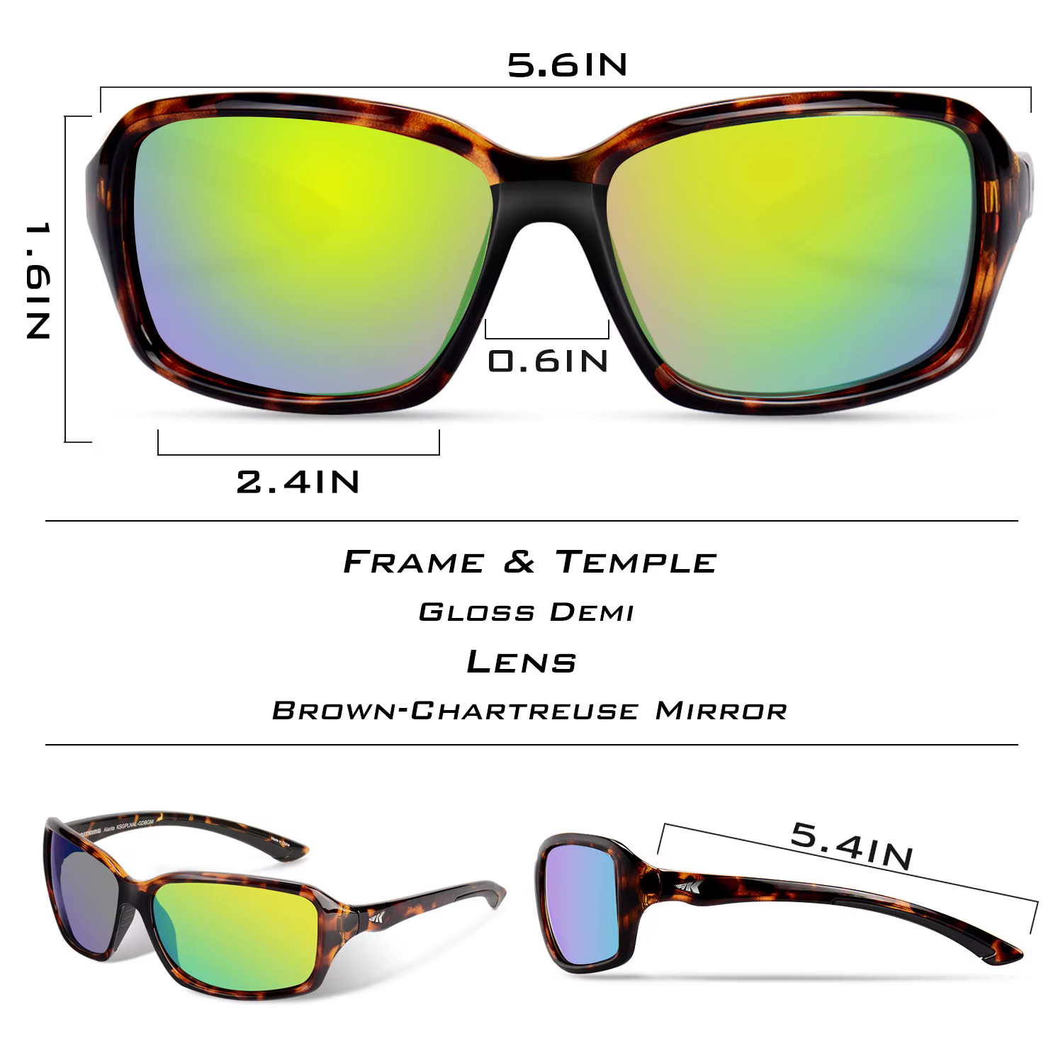 KastKing Alanta lunettes de soleil de Sport polarisées pour hommes et femmes pour la conduite pêche 
