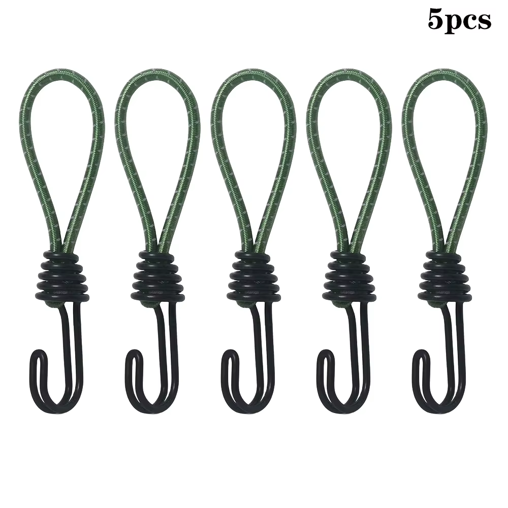 5/10 pièces tente corde élastique cordon crochet polyvalent Camping en plein air auvent bâche tente 