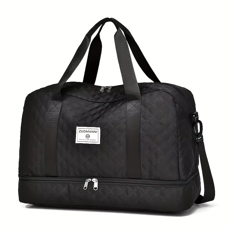 Sac de sport de luxe, sac à main de grande capacité, initié et sac fourre-tout à bandoulière avec sé