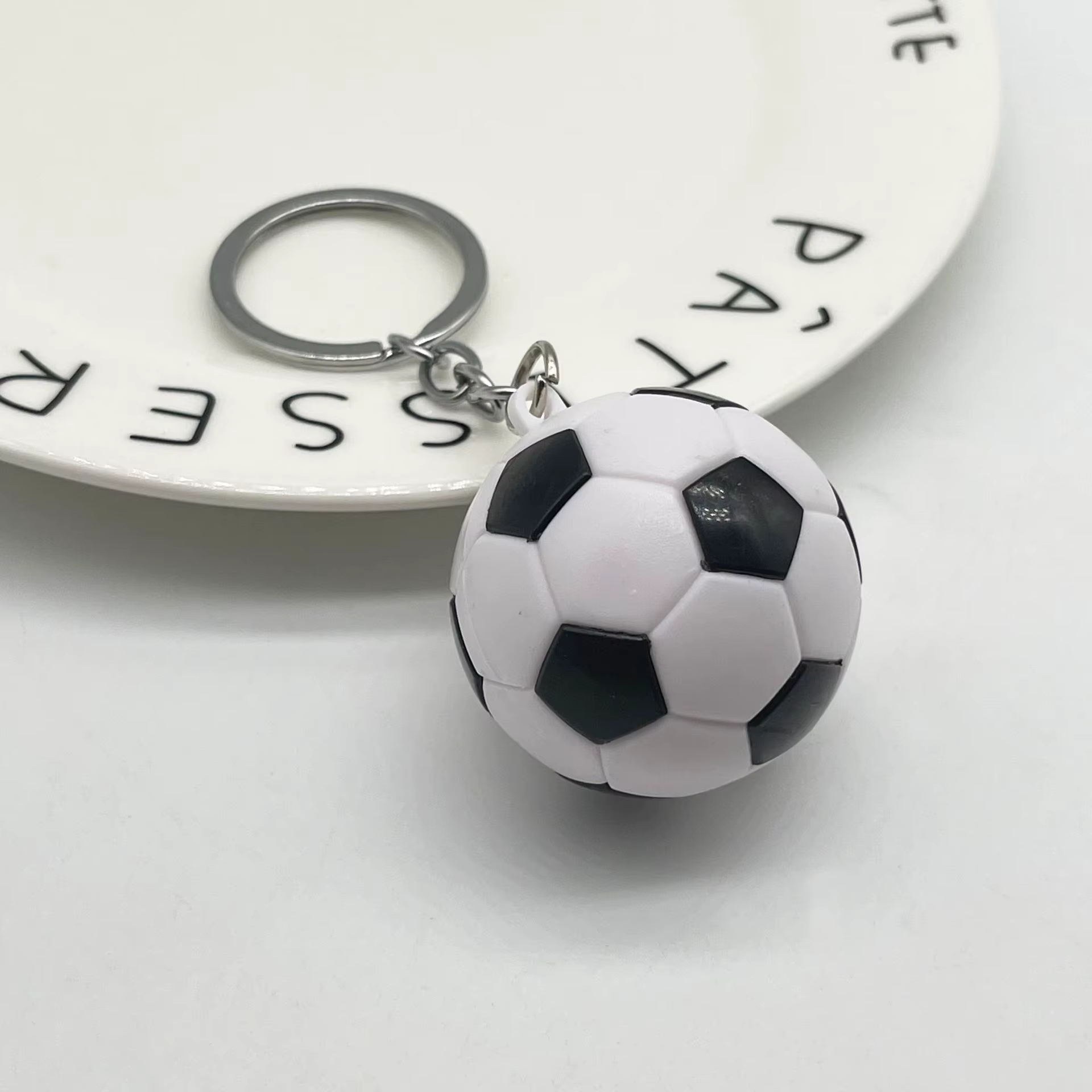 Porte-clés de voiture de joueur de football, porte-clés de fan de football, accessoires de sport, ca