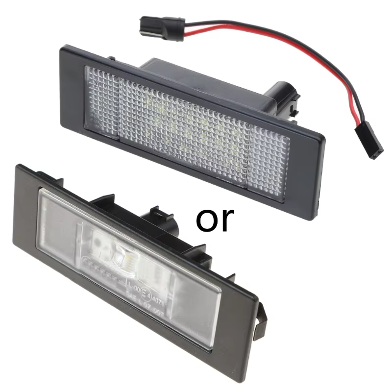 Lampe de plaque de planificateur à LED, pare-chocs arrière, éclairage de plaque d'immatriculation, E