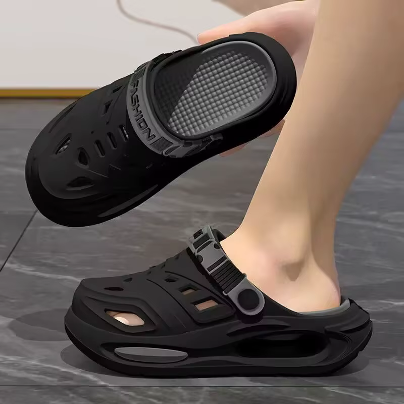 Chaussures perforées pour hommes, nouveau style, à design superposé avec soutien de la voûte plantai