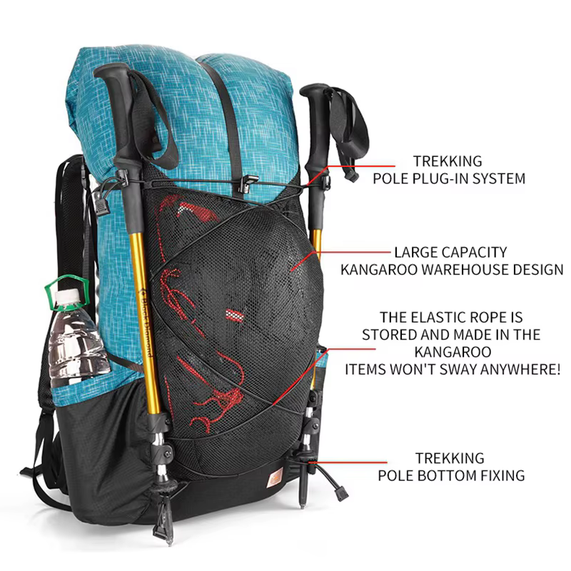 3F UL GEAR QiDian randonnée sac à dos 40 + 16L extérieur étanche sac d'escalade Qi Dian UltraLight P