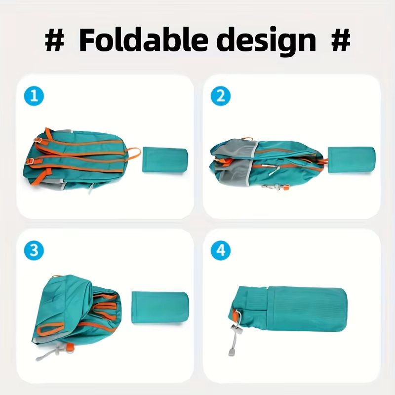 Sac à dos pliable Portable pour femmes et hommes