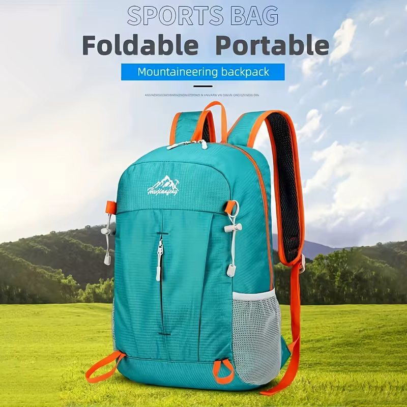 Sac à dos pliable Portable pour femmes et hommes