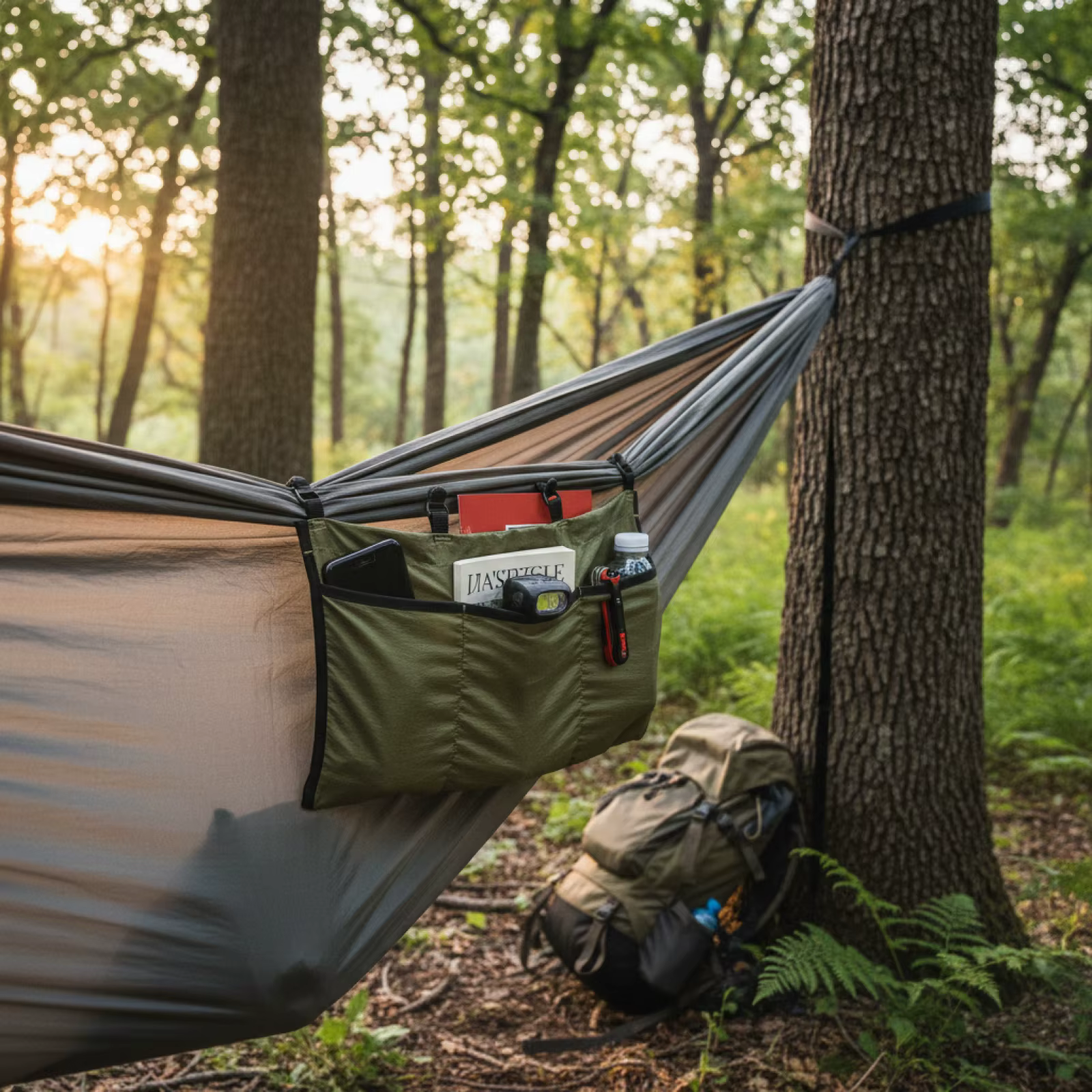 Sac de rangement pour le camping, sac à débris léger, multi-usages, pliable, portable, organisateur d'accessoires pour les voyages et l'escalade
