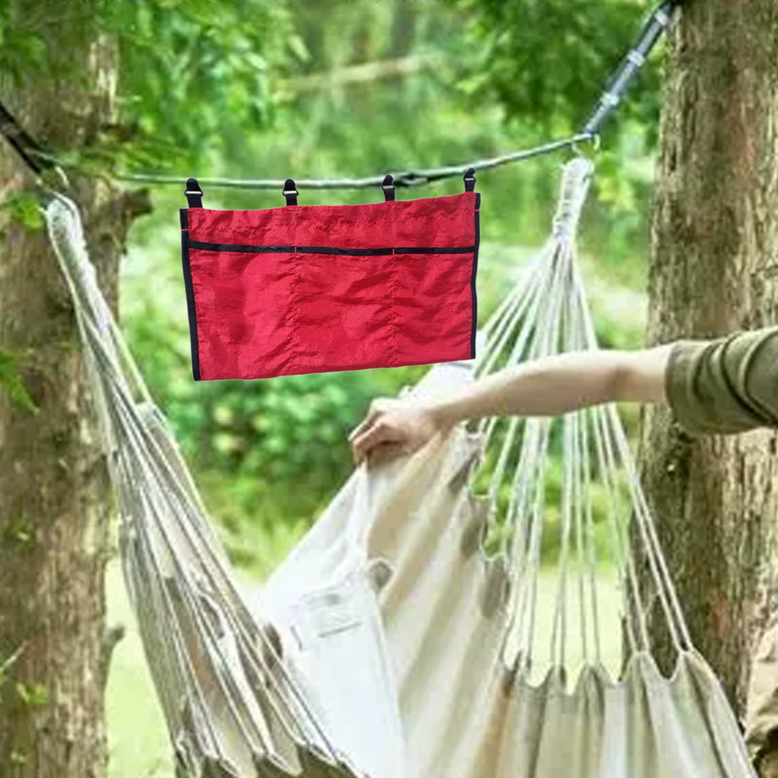 Sac de rangement pour le camping, sac à débris léger, multi-usages, pliable, portable, organisateur d'accessoires pour les voyages et l'escalade