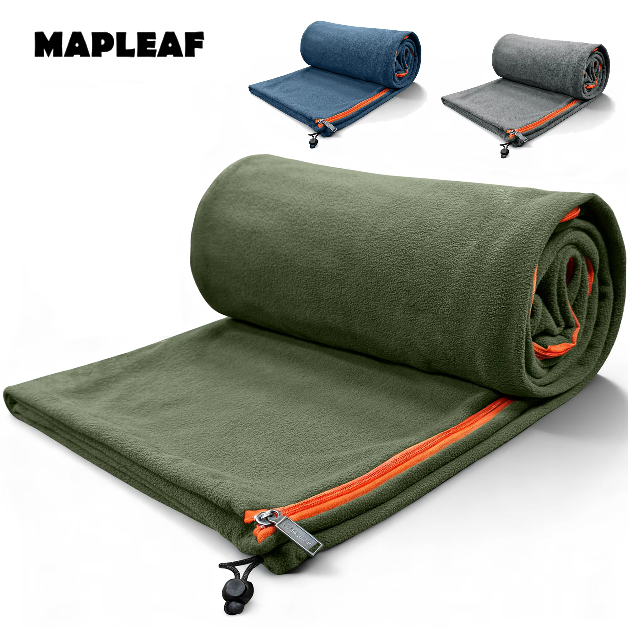 MAPLEAF Doublure de sac de couchage en polaire légère pour l'hiver