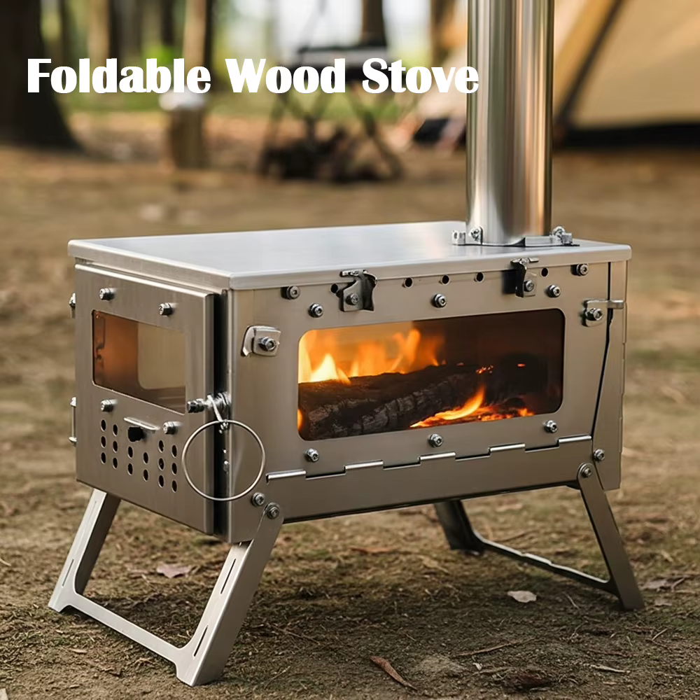Poêle à barbecue pliant Camping