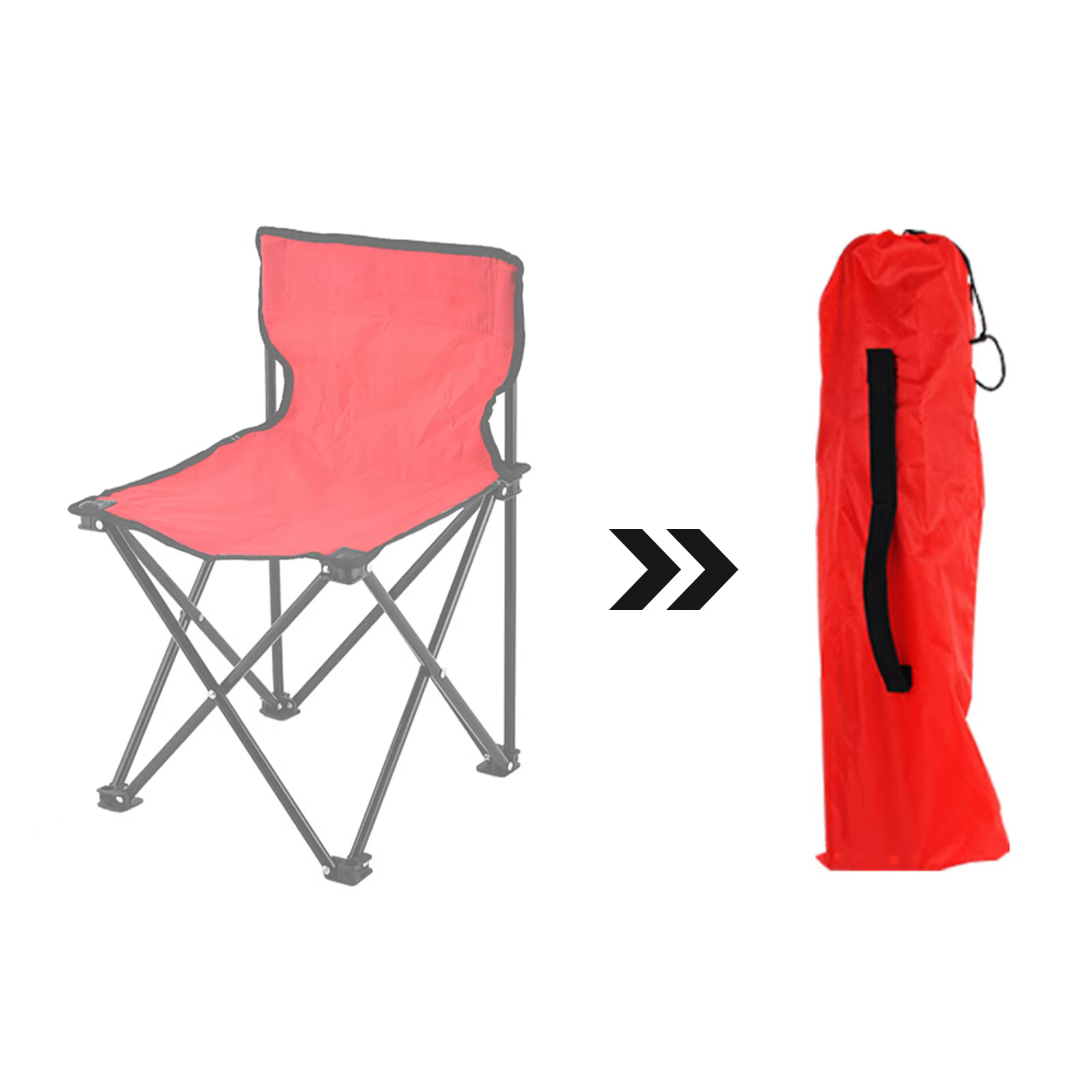 Sacs de rangement pour chaises de camping, sac de transport portable pour chaise pliante avec cordon de serrage pour la randonnée en plein air, le pique-nique, pochette organisatrice