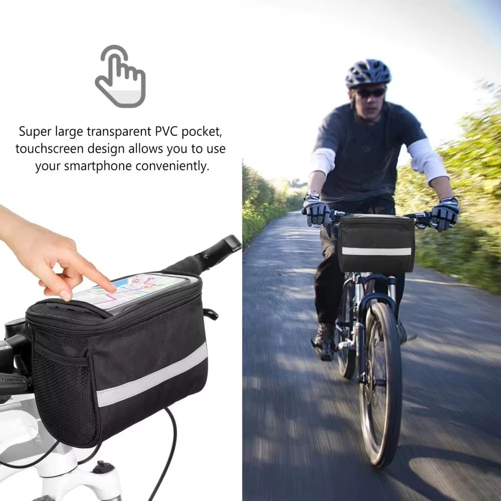 Sac de guidon de vélo isolé