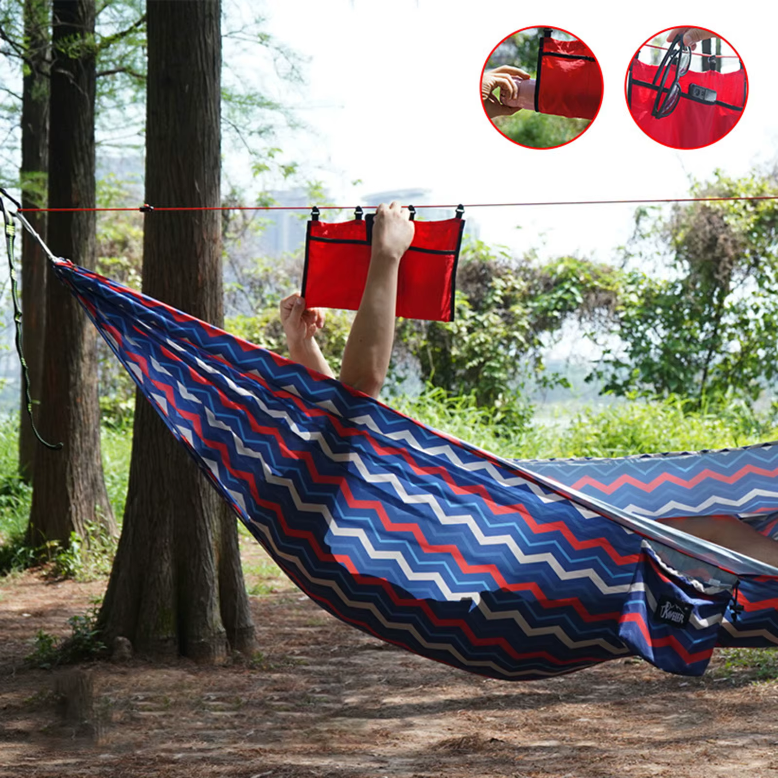 Sac de rangement pour le camping, sac à débris léger, multi-usages, pliable, portable, organisateur d'accessoires pour les voyages et l'escalade