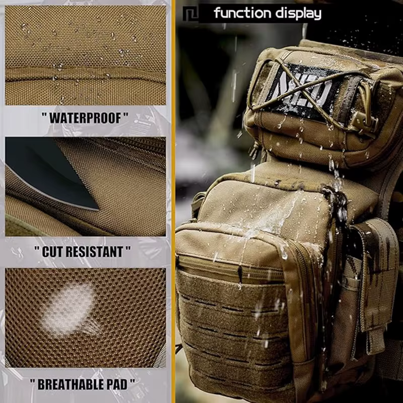 VOTAGOO sac de jambe tombante pour hommes femmes militaire tactique cuisse Pack pochette multifonctionnel paquet tactique en plein air randonnée cuisse sac
