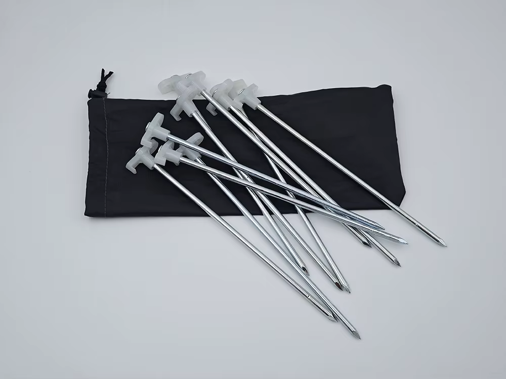 Piquets de tente fluorescents de 25cm
