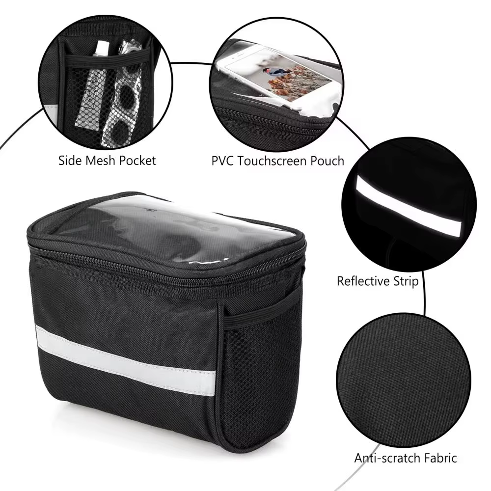 Sac de guidon de vélo isolé