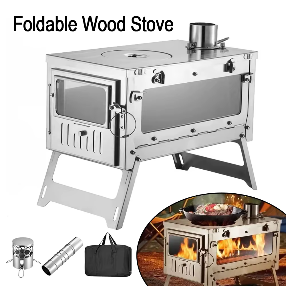Poêle à barbecue pliant Camping