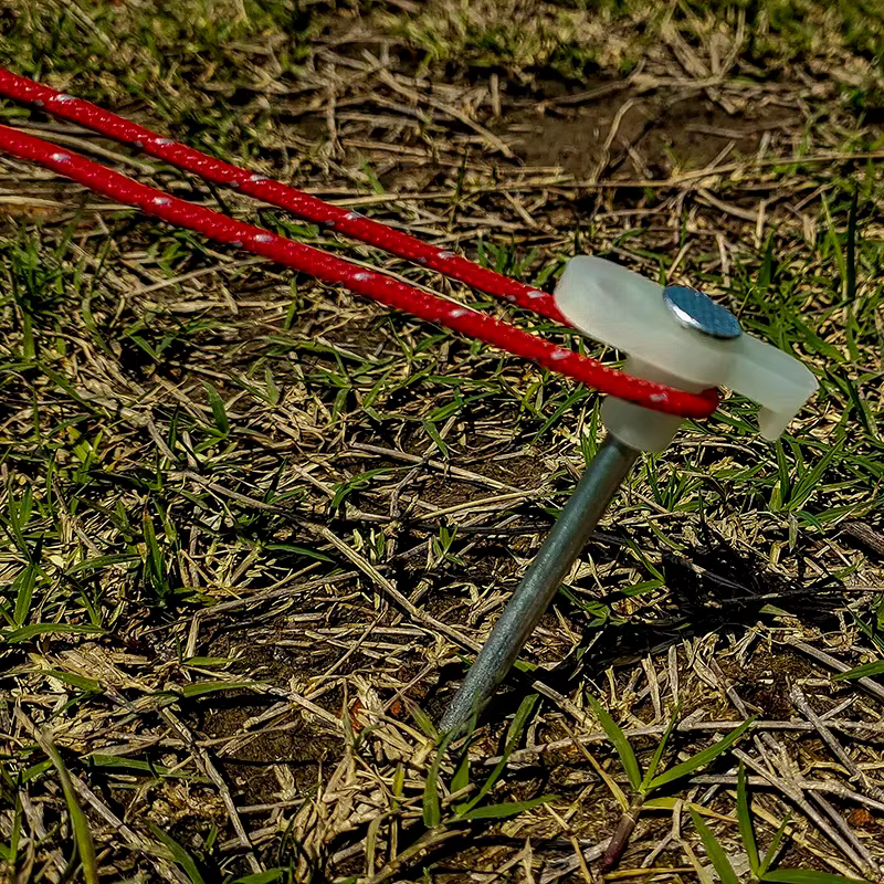 Piquets de tente fluorescents de 25cm