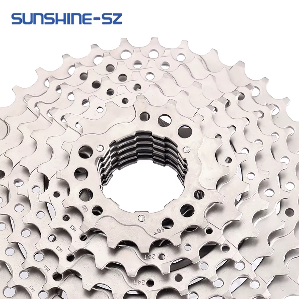 SUNSHINE 8/9/10/11/12 vitesses Cassette de vélo de route 11V 23T/25T/28T/30T/32T/34T/36T roue libre de vélo K7 10S volant d'inertie pour SHIMANO HG