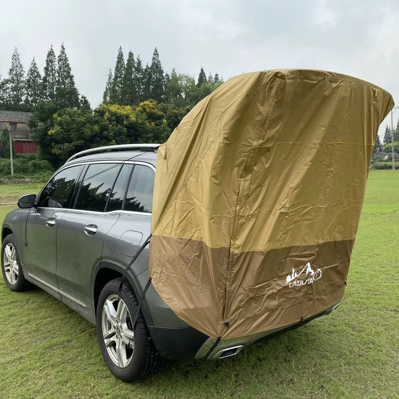 Tente de coffre de voiture de camping en plein air, pare-soleil arrière étanche à la pluie, simple Hurhome pour auto-conduite, camping, randonnée