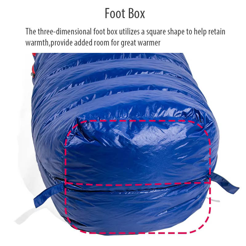 MUNIDown-Sac de couchage avec pack de compression pour temps froid