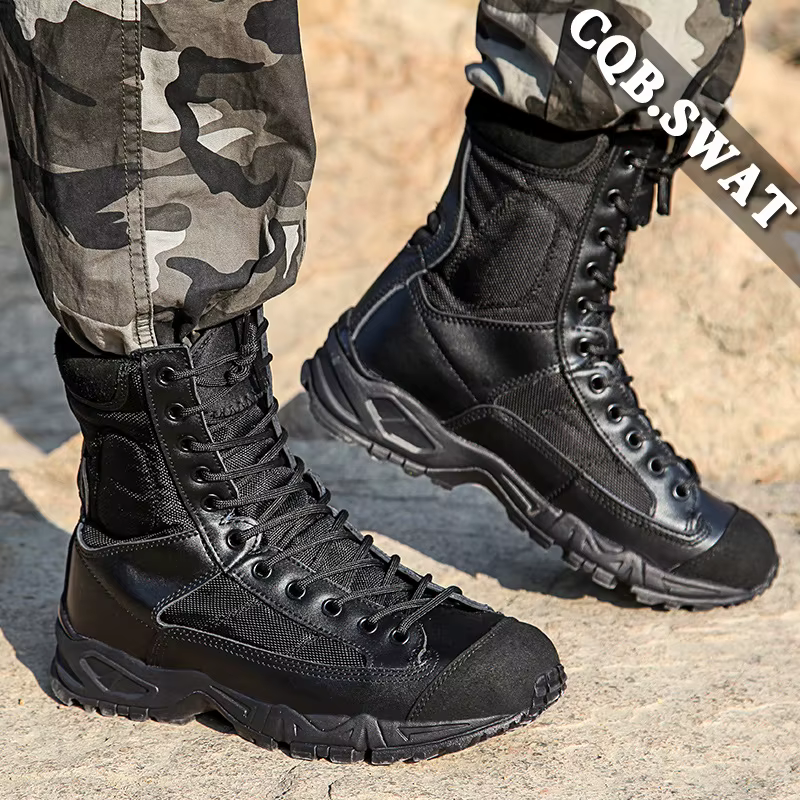 Nouveau Sport hommes bottes en plein air randonnée désert cuir bottines