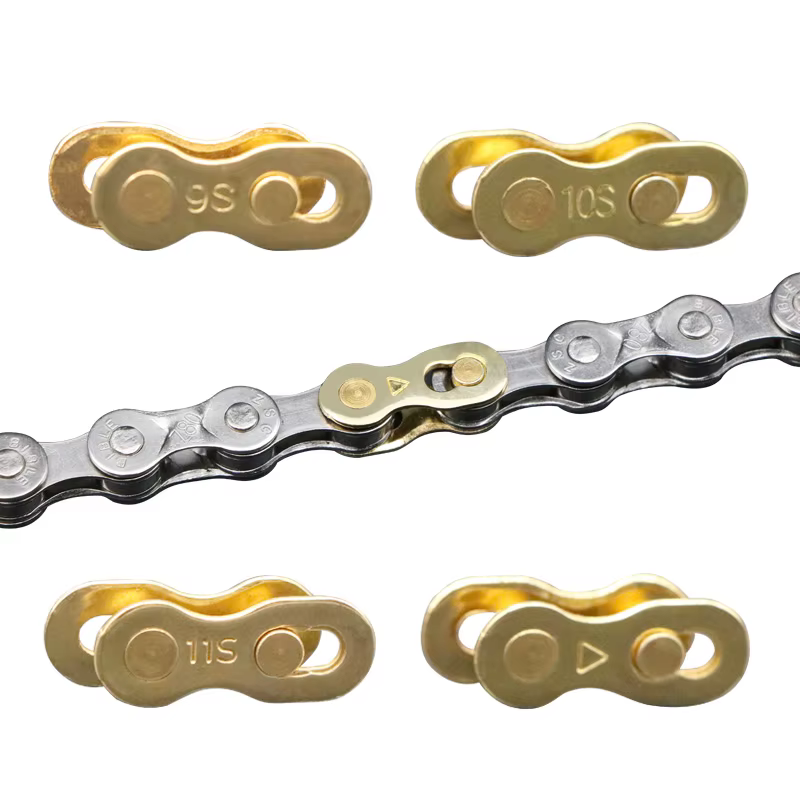 5 paires de joints de connecteur de maillon de chaîne de vélo, boutons magiques, maillons principaux rapides de vitesse de cyclisme pour vélo de montagne 6/7/8/9/10/11/12 S