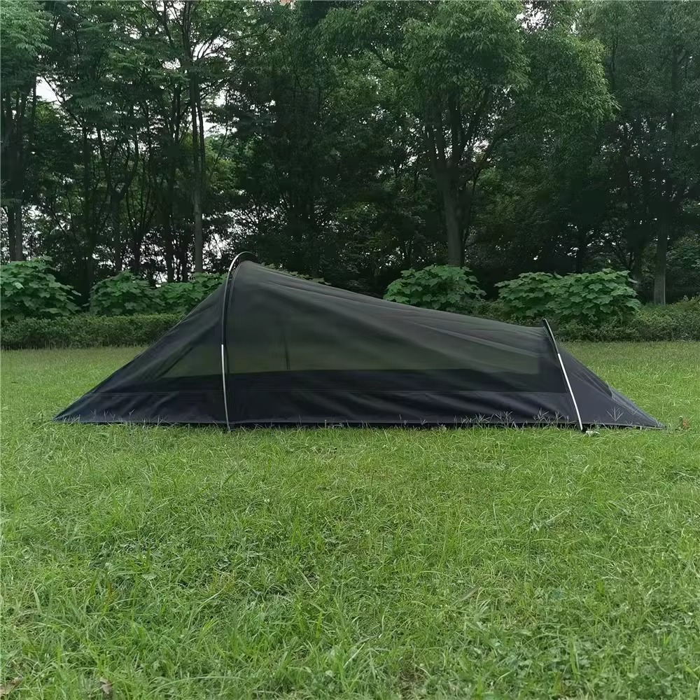 Tente de bivouac personnelle pour une personne, légère, tente pour une personne avec sac de transport, tente tunnel, pluie, 1.3kg
