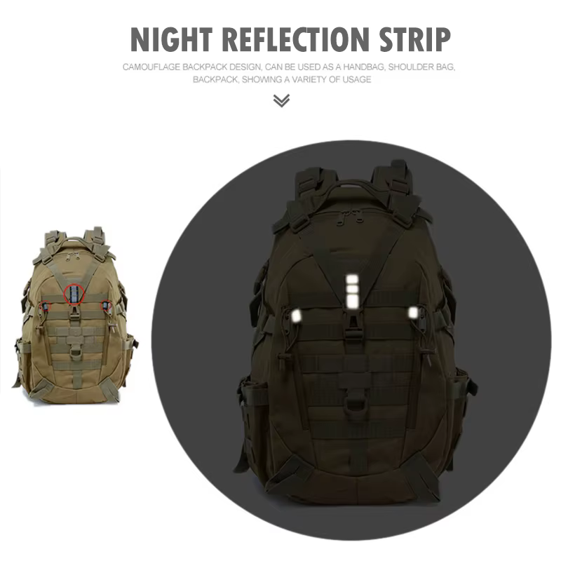 35L Camping Sac à dos hommes militaire tactique Sac à dos armée Molle escalade Sac Bug Out Sac randonnée voyage Sac De Sport Sac