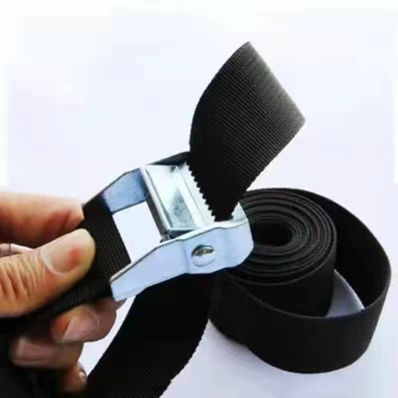 Sangle de Bagages Noire à Cliquet de 6m x 25mm