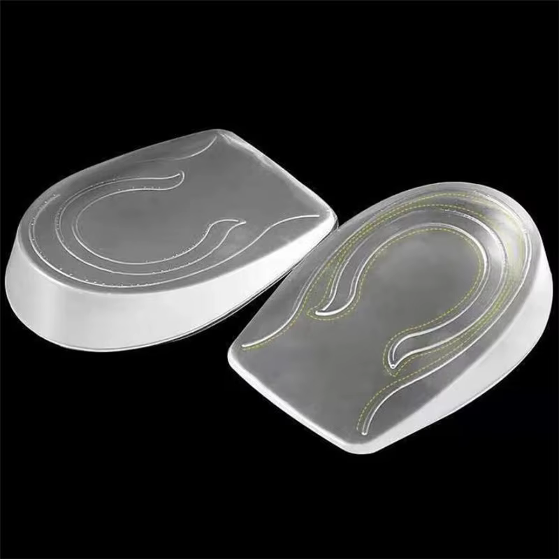 Semelle intérieure en Gel de Silicone pour augmenter la hauteur, Inserts de levage du talon, protection des pieds des chaussures, coussin élastique, Support de voûte plantaire pour unisexe