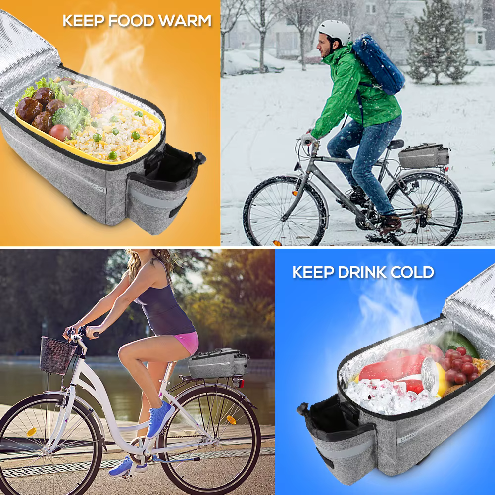 Sac isotherme pour coffre de vélo