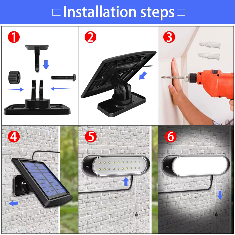 Lampe solaire à 20 led
