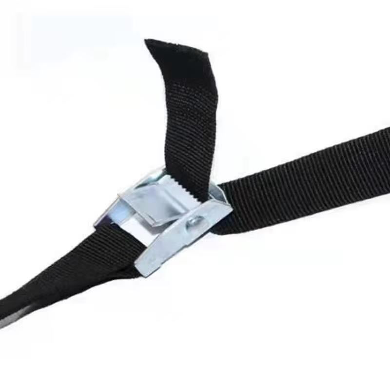 Sangle de Bagages Noire à Cliquet de 6m x 25mm