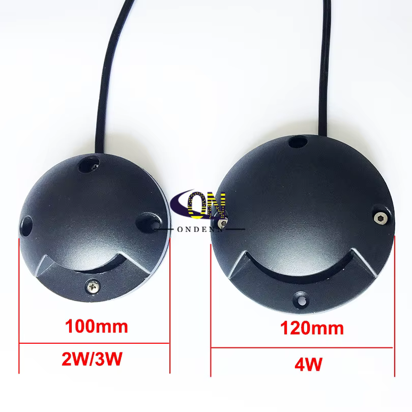 Spot lumineux LED encastrable dans le sol, imperméable conforme à la norme IP67, éclairage d'extérieur, luminaire de paysage, idéal pour un jardin, un sentier ou une cour, dc 12v, AC85V-265V, 2/3/4W