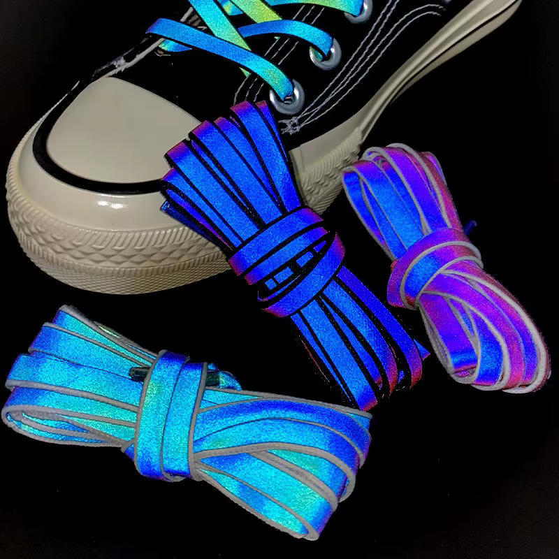 Lacets Plats Brillants pour Homme et Femme, Chaussures de Course, de Sécurité, 120cm, 140cm, 160cm, 1 Paire, 2024