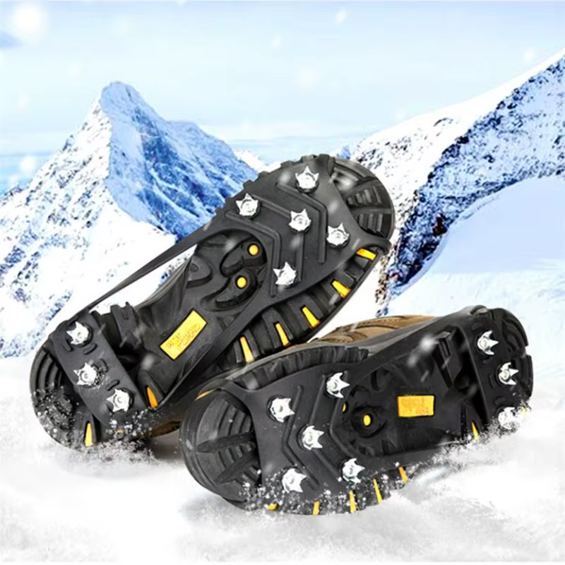 1 paire de crampons d'escalade professionnels à 8 pointes
