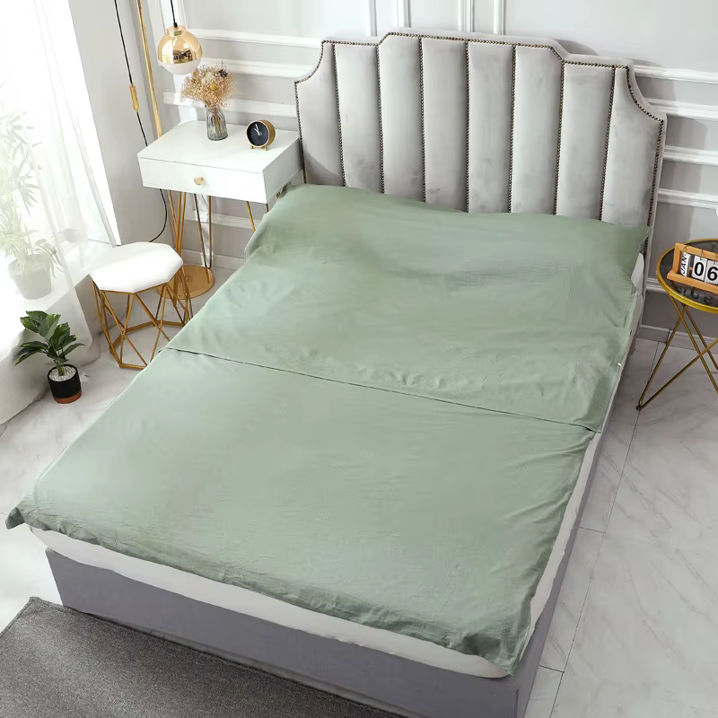 Sac de couchage en coton lavé super confortable