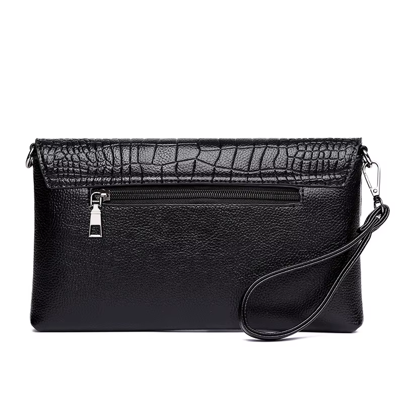 Femmes rabat sacs de messager motif Crocodile conception sacs à bandoulière en cuir PU dame mode sacs à main Vintage sac à bandoulière