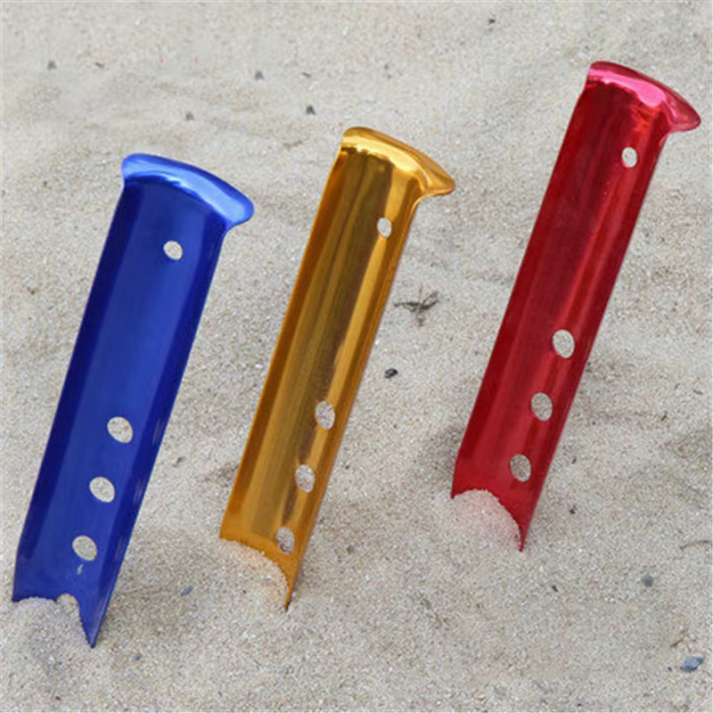 Piquets de tente de plage en forme de U, piquets de tente de camping, plage extérieure, neige, sable, accessoires de bâche au sol, 31cm